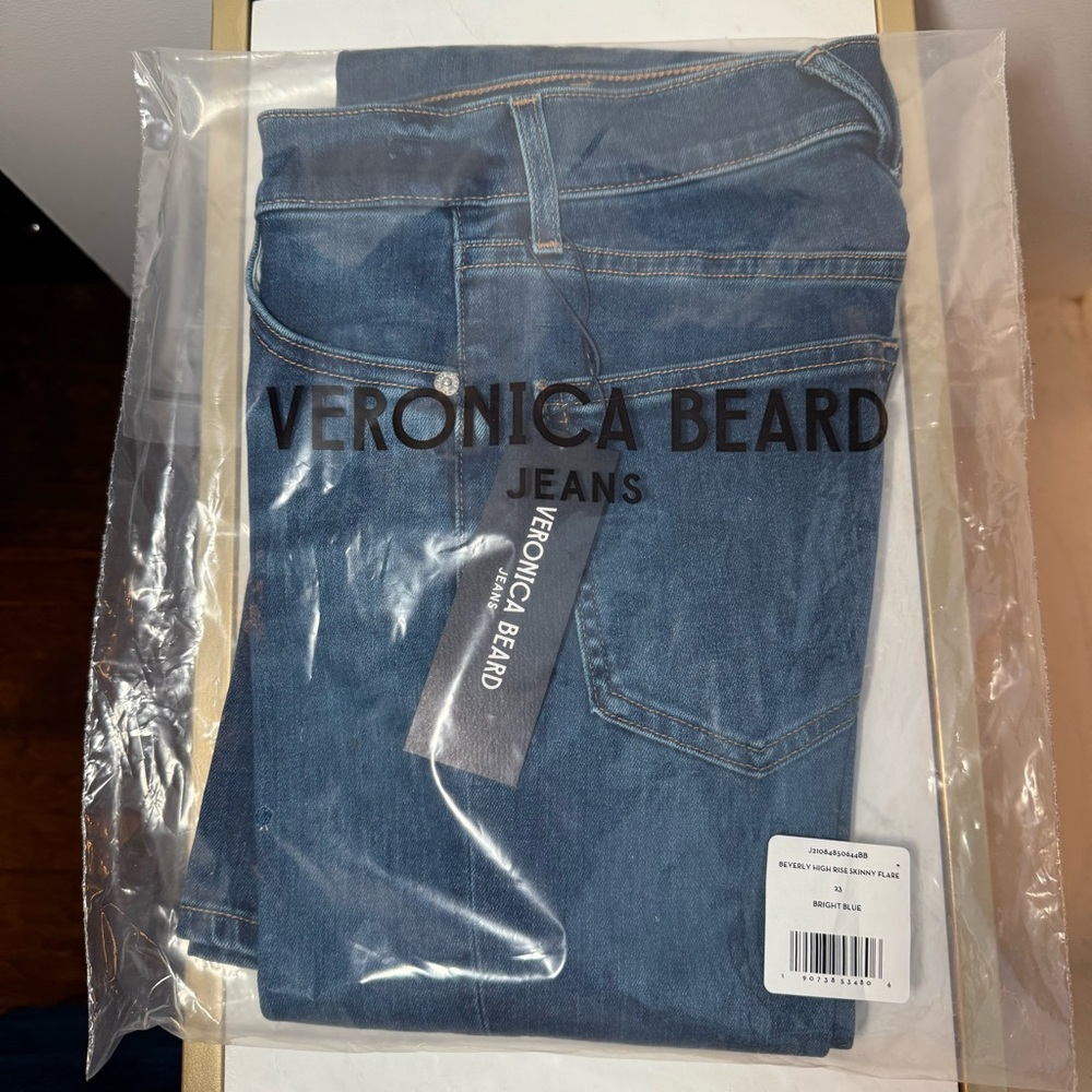 Veronica Beard - Beverly High Rise Skinny Flare Jean, size 23, BNWT - Picture 3 of 12